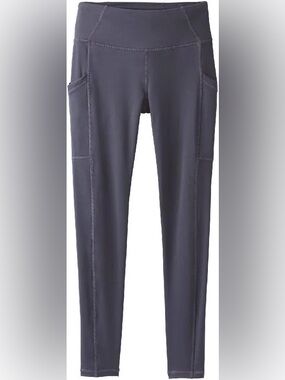 prAna W Electra slate blue yoga leggings with pockets